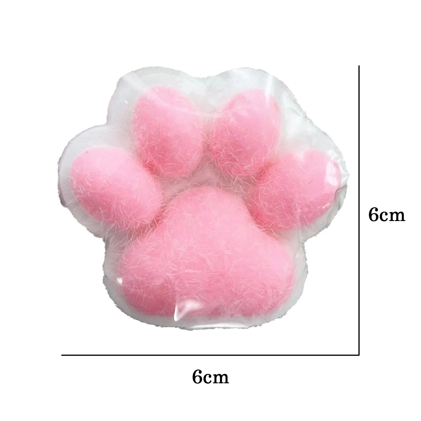 Stress And Anxiety Relief Softly Soothe The Shape Of a Cat's Paw With A Massage Of The Hands Or Feet For Adult Sensory Toys