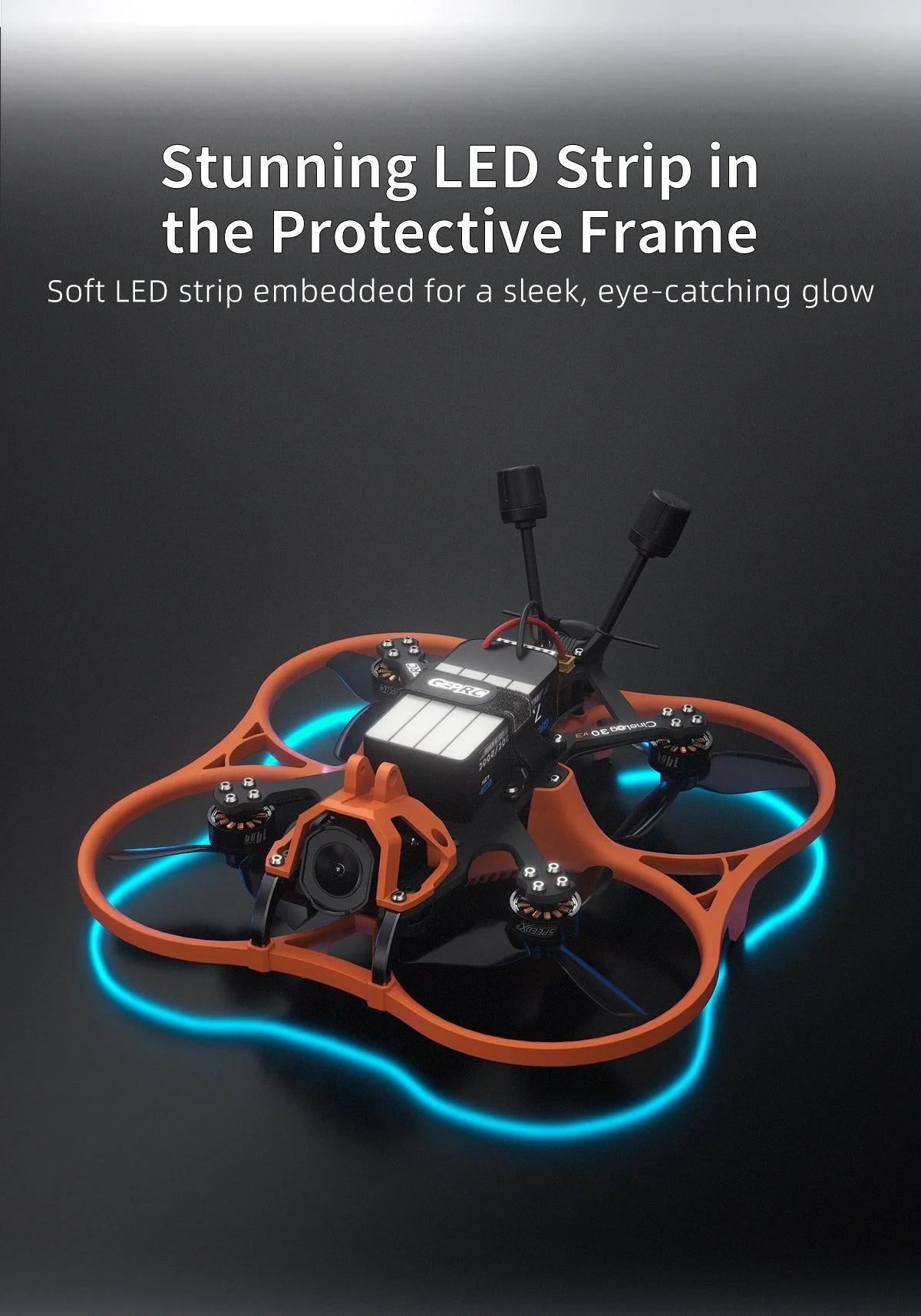 GEPRC Cinelog30 V3 O4 Pro SPEEDX2 1404 3850KV XT30  F722 45A 32Bit AIO Quadcopter RC Freestyle Drone