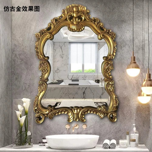 Floor Vintage MirrorsLuxury Standing Large Irregular Vanity Mirror Cosmetic Dressing Room Wall Decoration