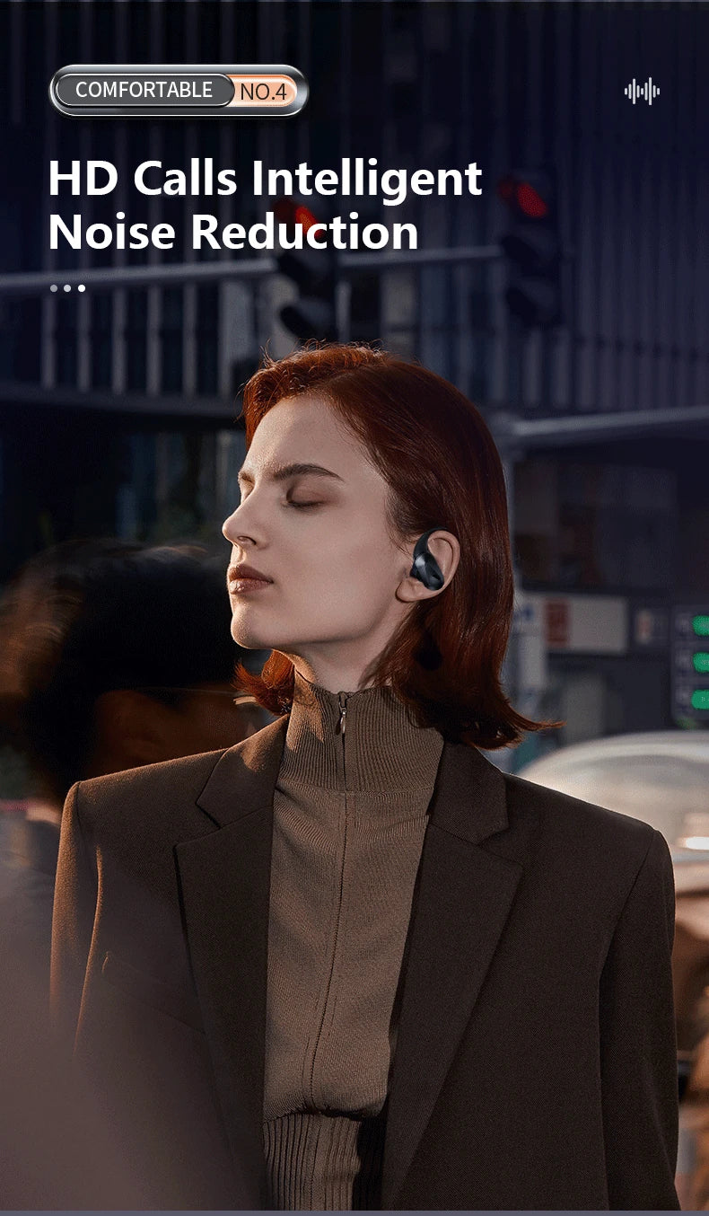 Choice Lenovo LP75 TWS Wireless Bluetooth V5.3 Earphones IPX5 Waterproof Ear Hook Earbuds HiFi Stereo Noise Reduction Headphones