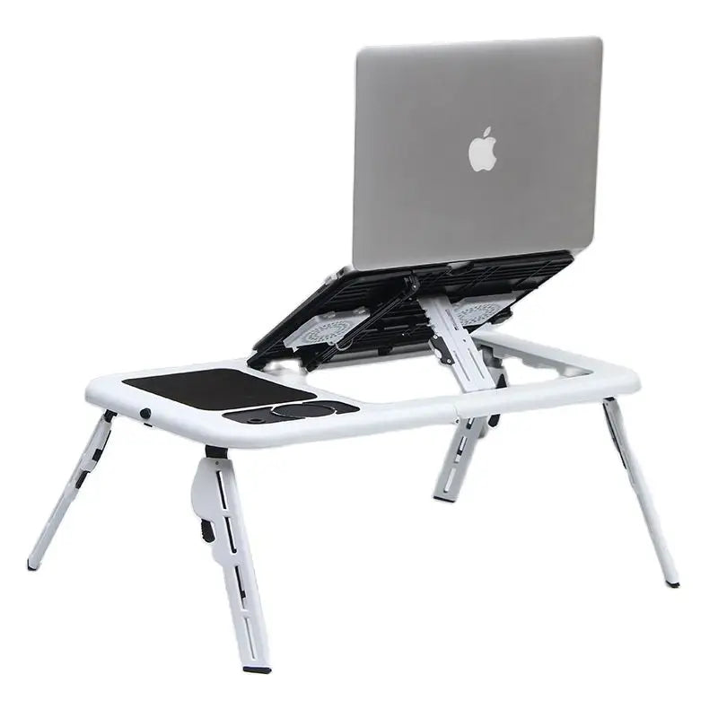 Laptop desk Multifunctional notebook computer table stand-type folding computer table USB cooling bed notebook computer stand