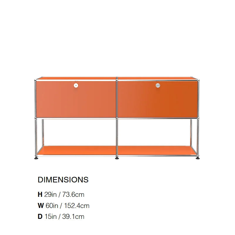 Module Modular DIY Furniture Sideboard Customized Size  Cabinet Stainless Steel Tv Stand Living Room