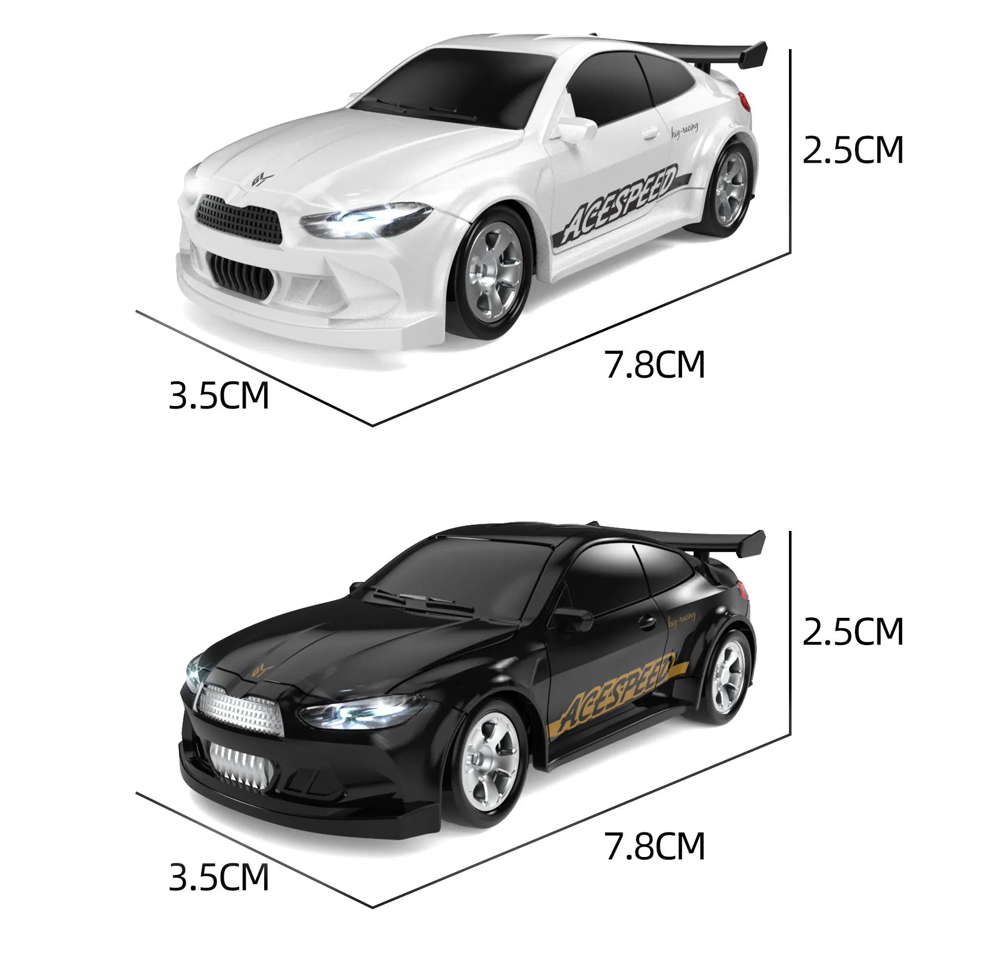 2025 New 1/64 Rc Car Desktop Remote Control Car Toy Stunt Remote Control Drift Car Rc Mini Racing 2.4g Simulation  Toy Model Gif