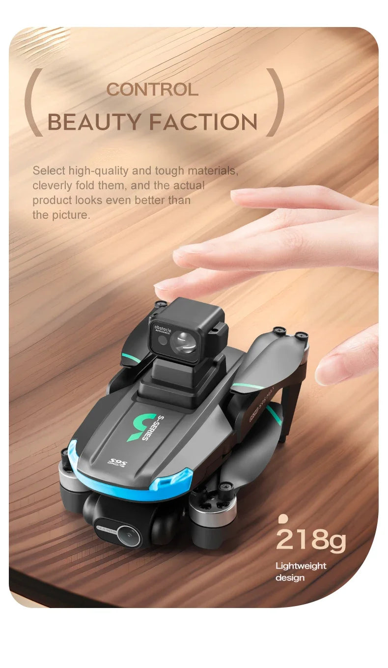 NEW S9S MAX MINI Drone 4K 2-Axis PTZ HD Dual Camera Laser Obstacle Avoidance Brushless Motor GPS 5G WIFI RC FPV Quadcopter Toys