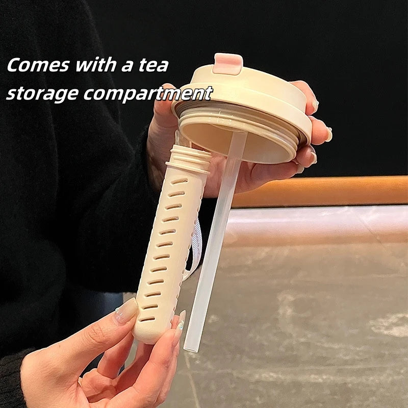 500ML Ceramic Thermo Cafe Coffee Mug Car Thermos Mug LeakProof Travel Thermo Cup for Tea Water Coffee Insulated Cup Drinkware