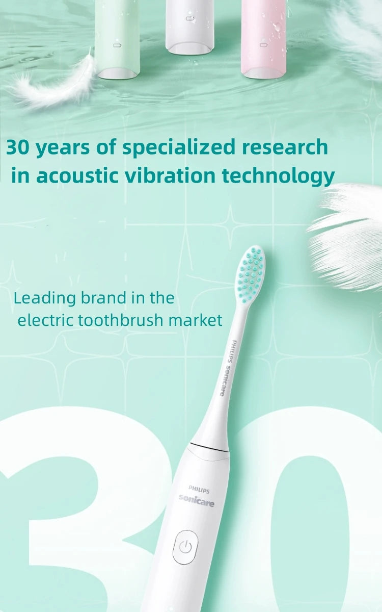 PHILIPS Sonicare HX2421 Electric Toothbrush Two Modes Teeth Gentle Deep Cleaning Oral Cavity Care Gum Health Care Tooth Brush