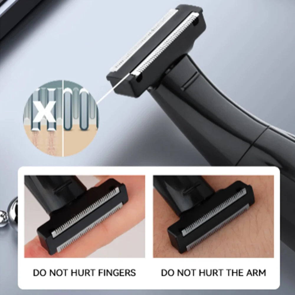 7 in 1 Shaver Men's Multifunctional Rechargeable Earbrow Nose Hair Trimmer Bikini Line Sensitive Shaver Hair Shaving Trimmer