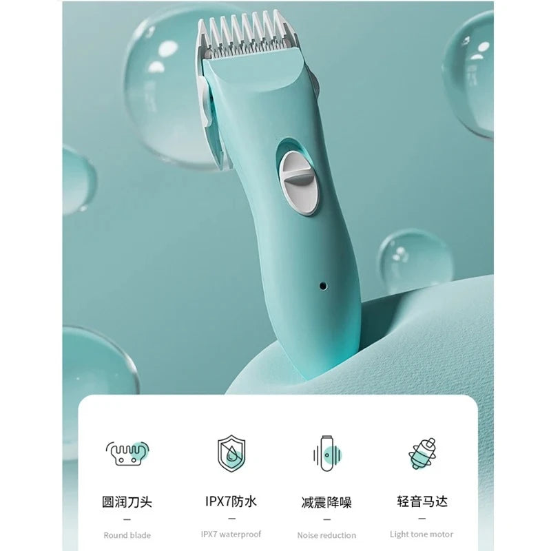 Silent Baby Hair Clipper Children Hair Clippers Electric Quiet Trimmer Kids Cutting Machine Infant Women Pet Hair Shaver