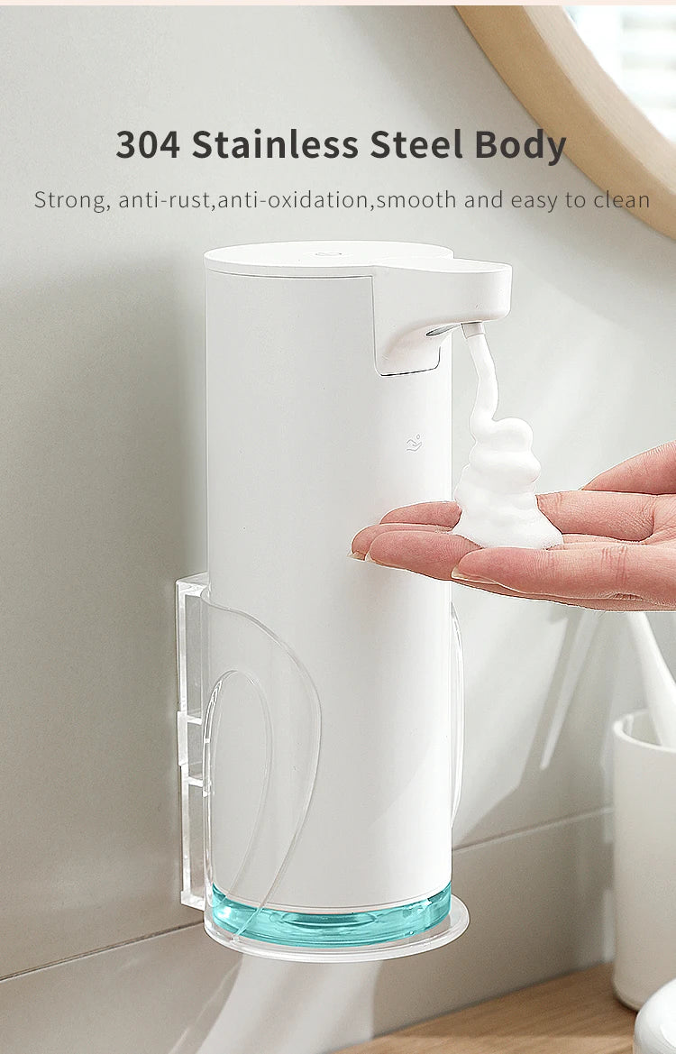 Stainless Automatic Soap Dispensers Rechargeable Touchless Sensor Smart Washing Hand Machine Liquid Hand Sanitizer Pump Foaming