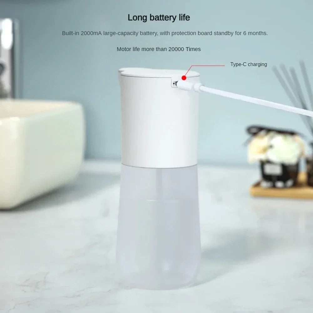 Automatic Foaming Soap Dispenser,4-Level Adjustable Foam ,650ML/22oz Touchless Hand & Dish Soap Dispenser for Office,Hotel, Home