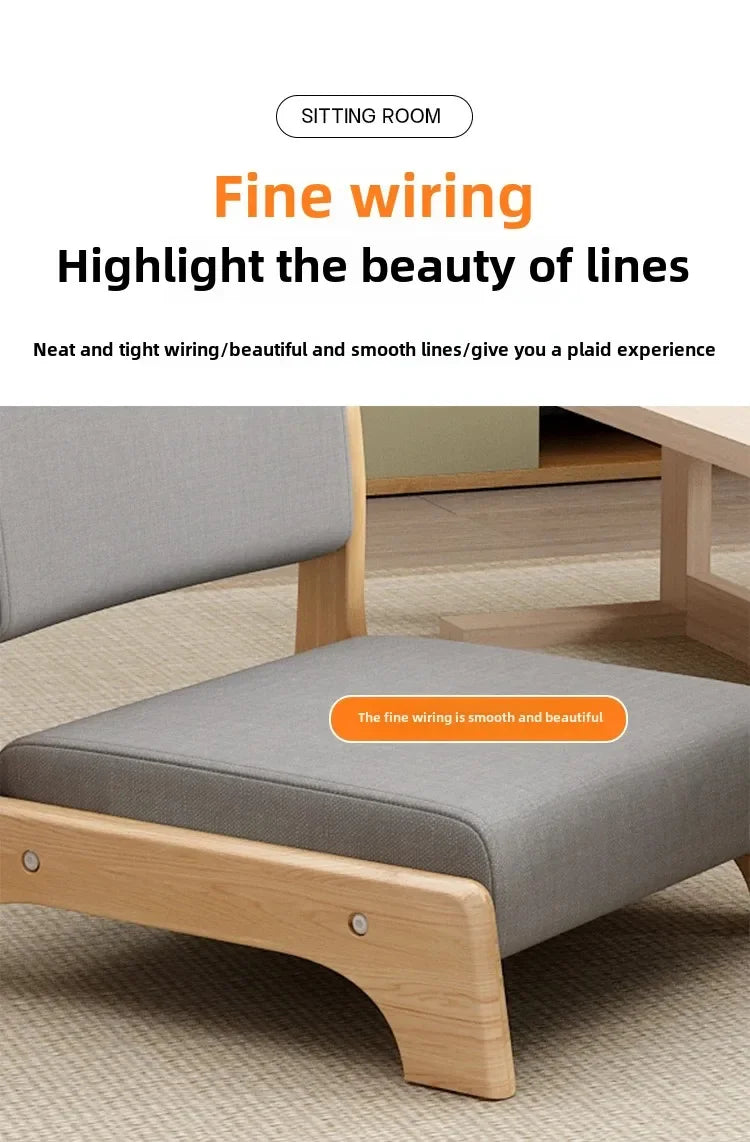 Modern Tatami Lazy Sofa Chair Japanese Living Room Furniture Back Floor Nordic Wind Bay Window Low