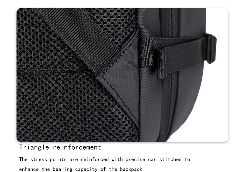 Expandable Men‘s 17 Inch Laptop Backpacks Waterproof Notebook Bag USB Schoolbag Sports Travel School Bag Pack Backpack For Male