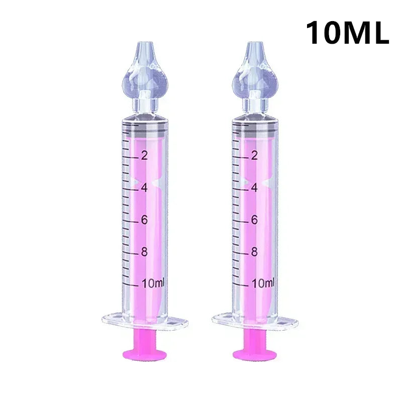 10ML/20ML Baby Nasal Aspirator Syringe Baby Nose Cleaner Rhinitis Nasal Washer Irrigator Needle Baby Nose Washing for Children