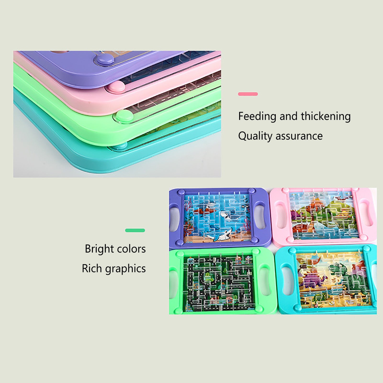 Gravity Balance 3D Maze Ball Memory Sequential Puzzle Toys for Kids Montessori Early Education Toy Adults Hard Challenges Game