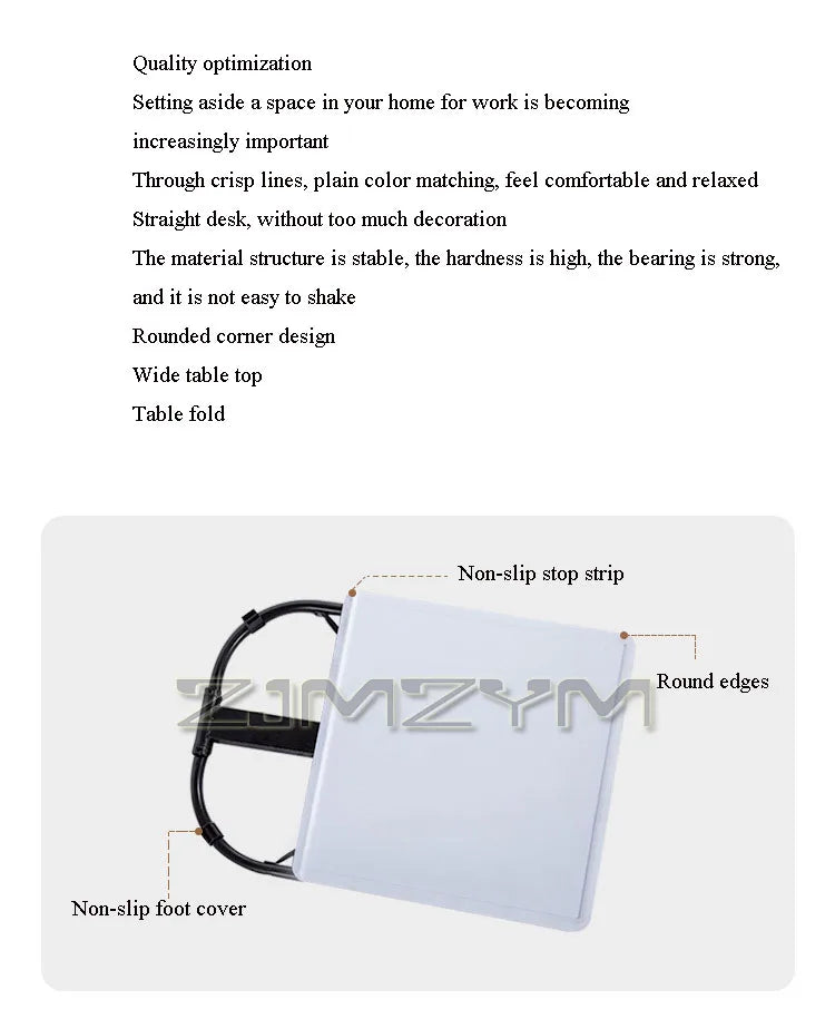 Folding Laptop Table Portable Vertical Computer Desk With Adjustable Height Tilt Angle Liftable Mobile Office Table Bedside Sofa