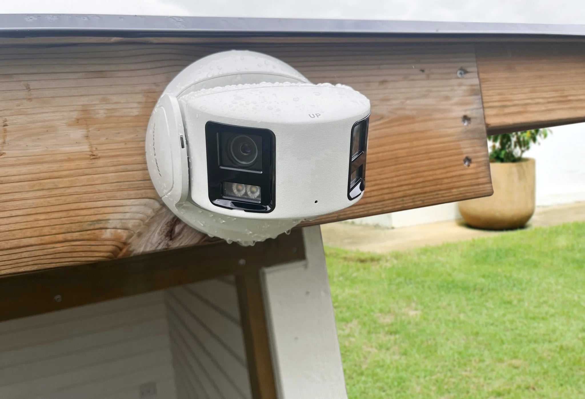 Hikvision 8MP Camera DS-2CD2387G2P-LSU/SL 4K Turret Panoramic ColorVu Color Night Built-in Mic Speaker Strobe Light Audio Alarm