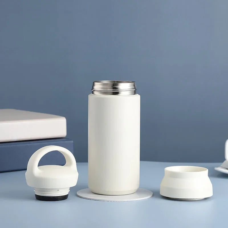 350/500ml Stainless Steel Thermal Water Bottle High-capacity Protable Vacuum Tumbler Durable Thermos Insulated Filter Drinkware