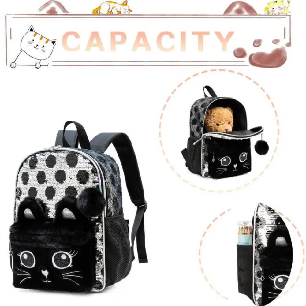 Backpack for Girls Kindergarten Bag Sequins Kindergarten Primary School Backpack Girl School Bag