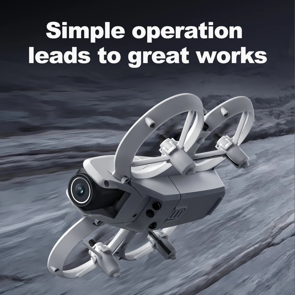 New V66 Mini Drone HD Camera 4K 1080P 180 ° Lens Wifi FPV Dron Professional Obstacle Avoidance Helicopter RC Quadcopter Toys