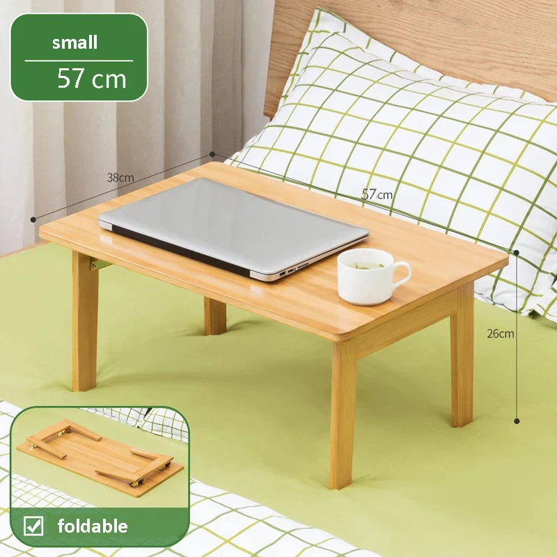 Foldable Laptop Desk Living Room Dining Apartment Tea Table Simple Modern Table Minimalist Baboo Coffee Table
