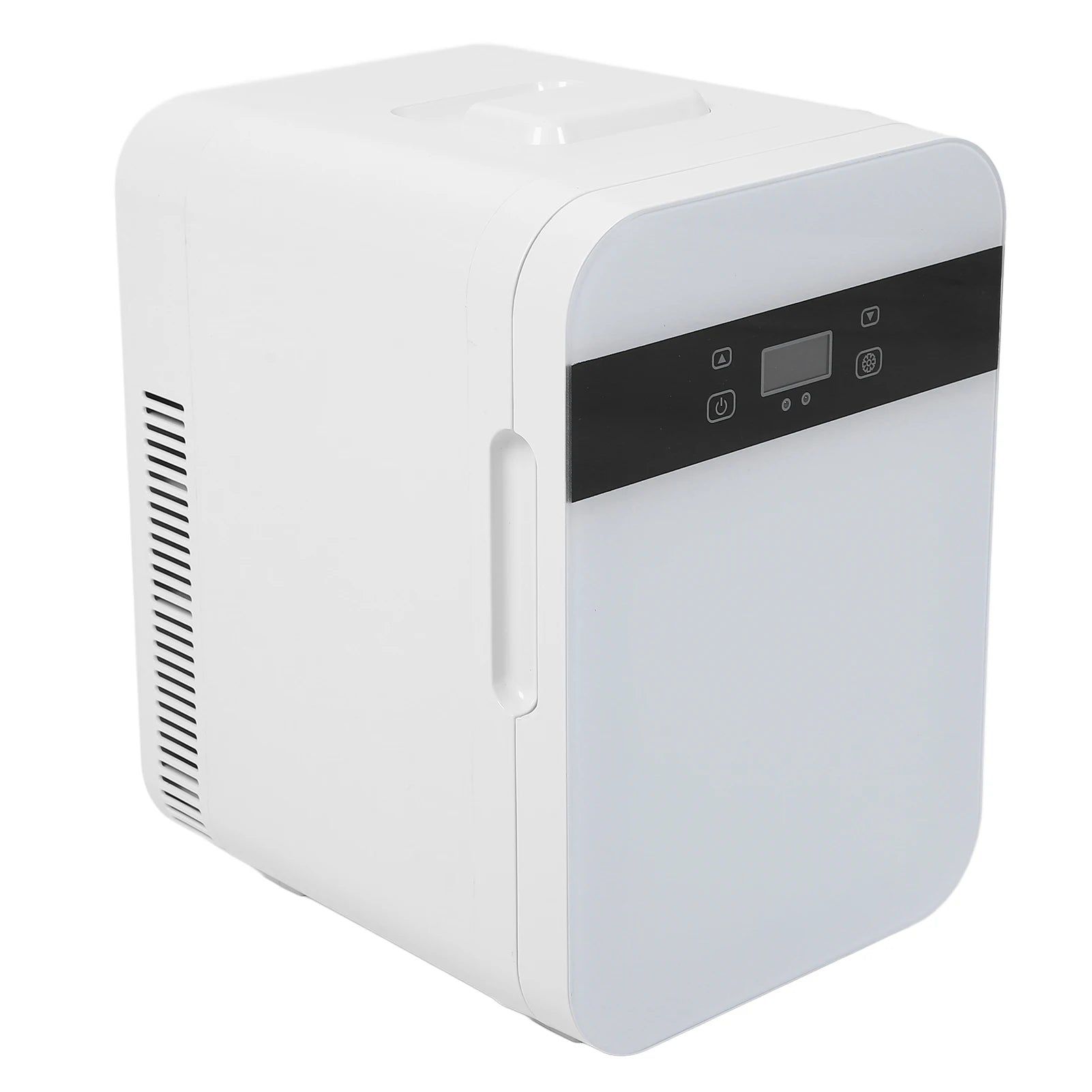 12L Small Fridge Multifunction Efficient Dual Core Digital Display Silent Portable Refrigerator for Bedroom Car Dorm Office