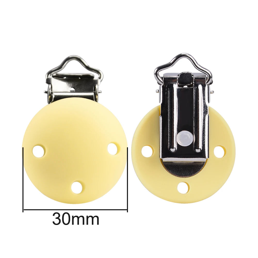 Lofca Silicone Clip 5 PCS Baby Pacifiers for DIY Pacifier Chain Nursing Teething Baby Gifts Food Grade Free BPA Baby