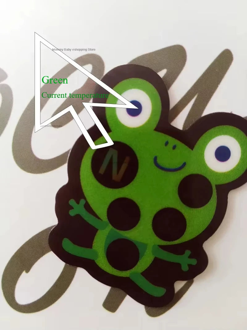 5/10pc Reusable Child Forehead Temperature Sticker Thermometer LCD Digital Display Temperature Sticker for Kids Baby Care Tools