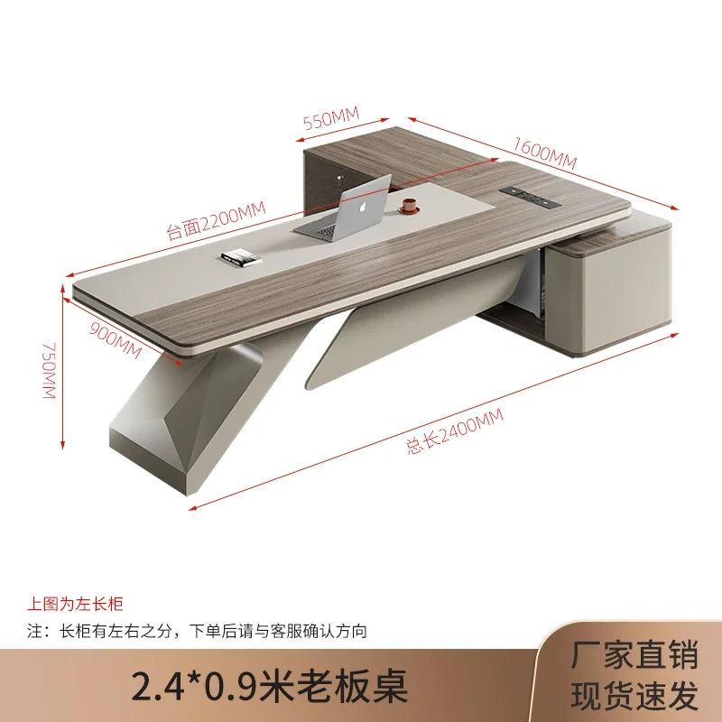 Organizer Designer Office Tablet Asthetic Monitor Executive Office Desk Study Gaming Escritorios De Computadora Furniture