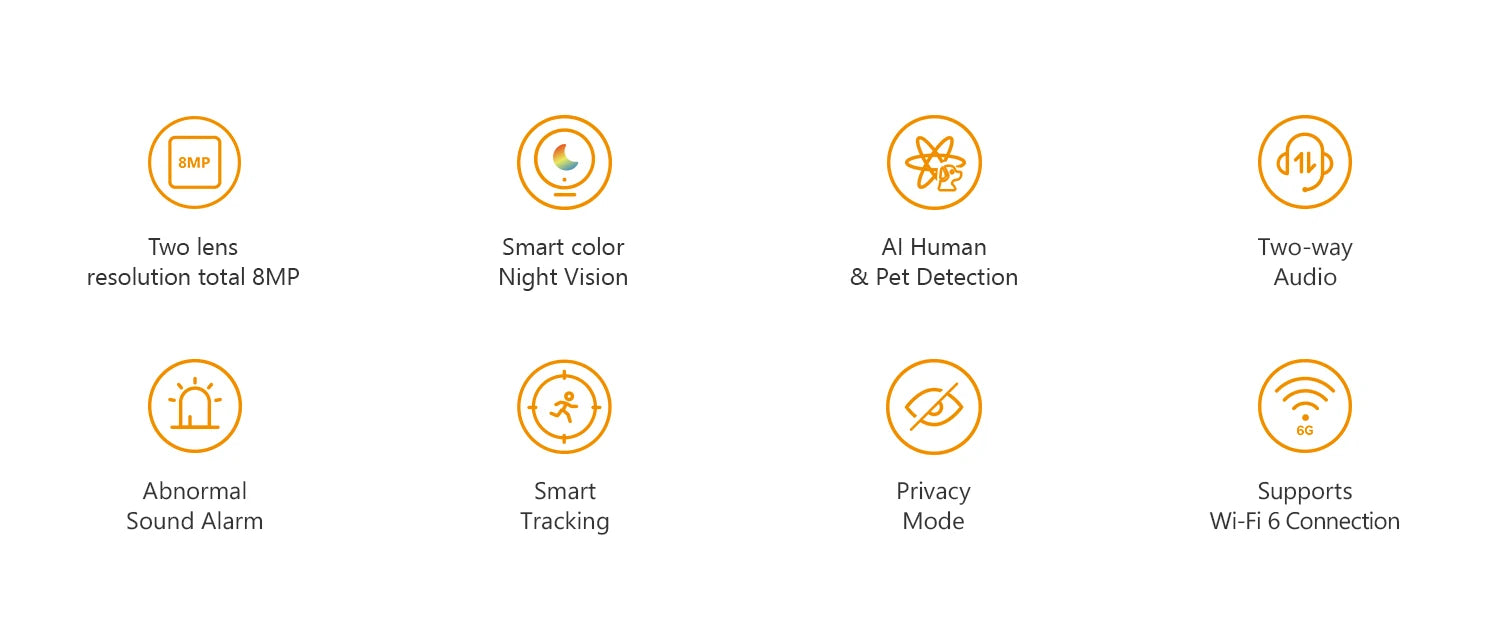 IMOU Ranger Dual PTZ WiFi Camera Dual Lens Home Indoor CCTV Surveillance Camera Auto Tracking Security Protection Baby Monitor