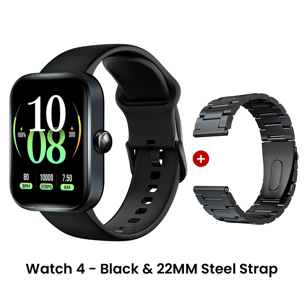 HAYLOU Watch 4 GPS Smartwatch 1.93'' HD Display Bluetooth Phone Call Health Monitoring IP68 Waterproof Smart Sport Watch