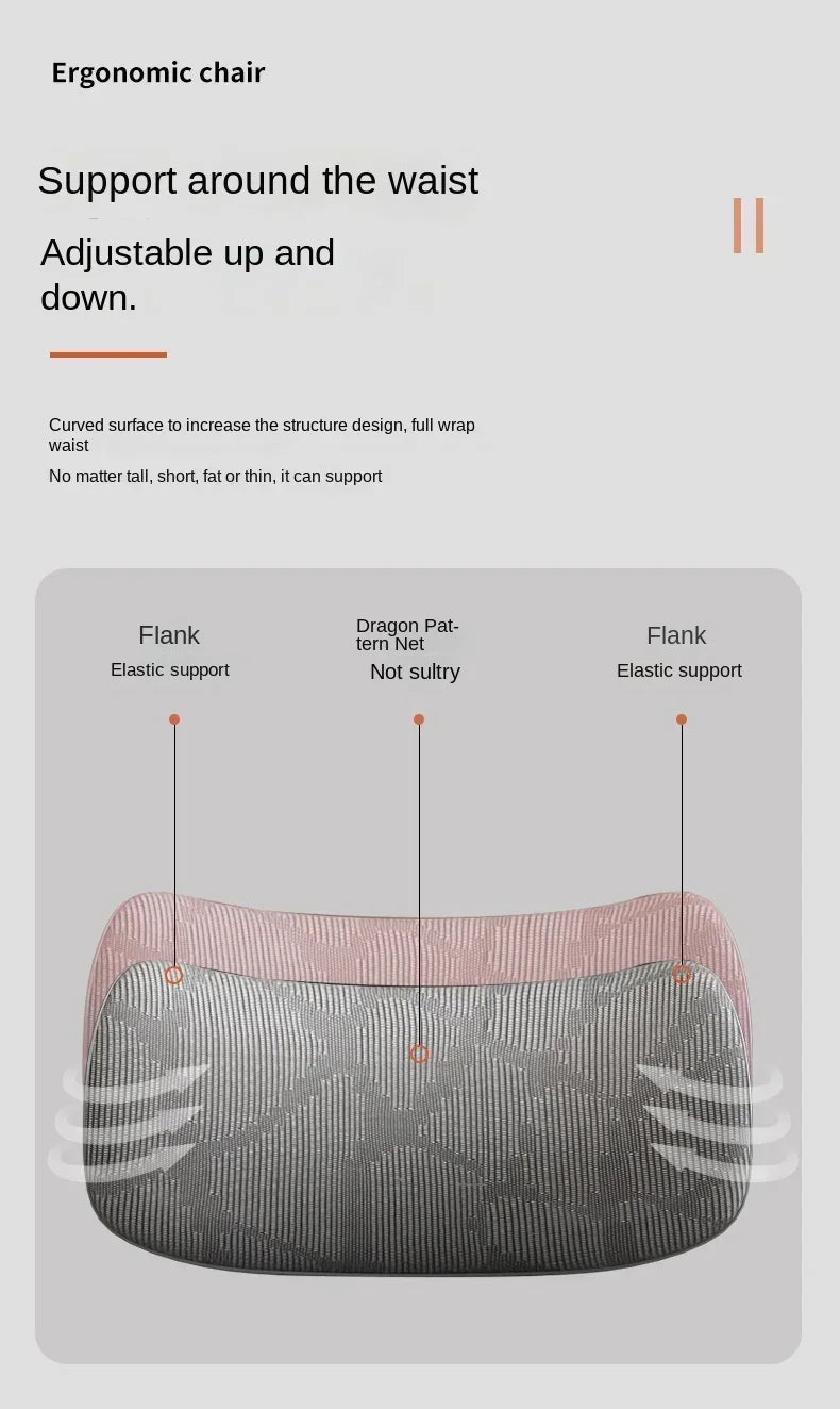 Ergonomic Chair Lumbar Computer Chair Home Comfort Sedentary Gaming Reclining Office Chair for Desk News Chaise Gaming Chair