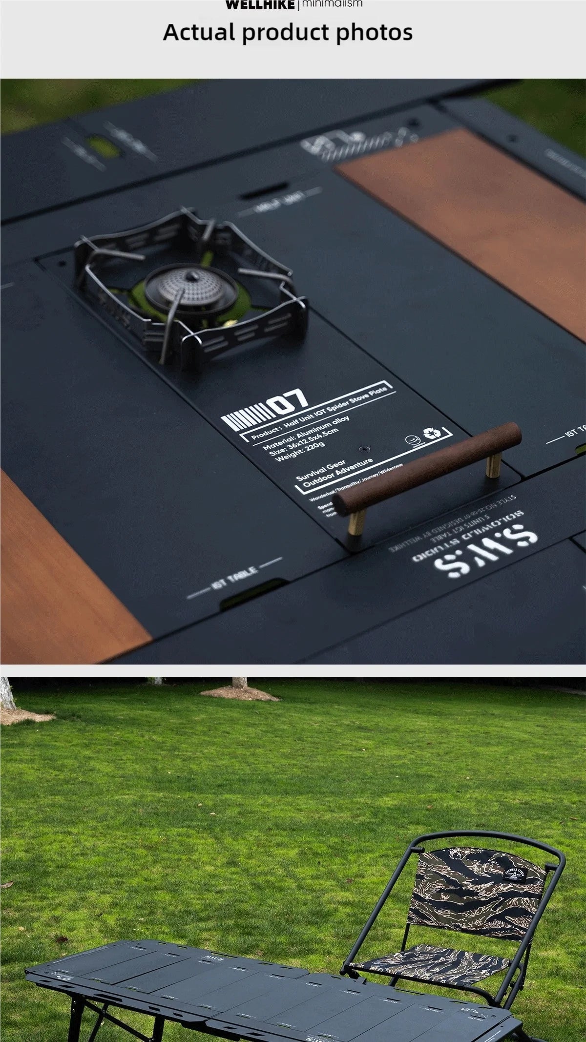 Outdoor SWS Five Unit IGT Table 5 Multi functional Folding Aluminum Alloy Height Adjustable Table