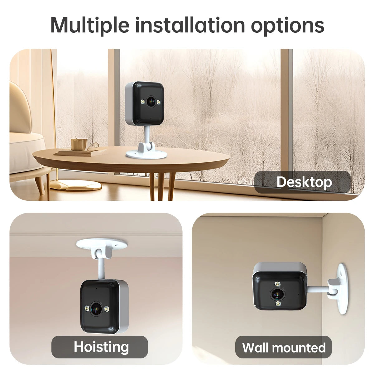 Jooan 1080P Outdoor Wifi IP Camera CCTV Surveillance Camera Waterproof Mini Camera 5 X Zoom Color Night Smart Home Baby Monitor