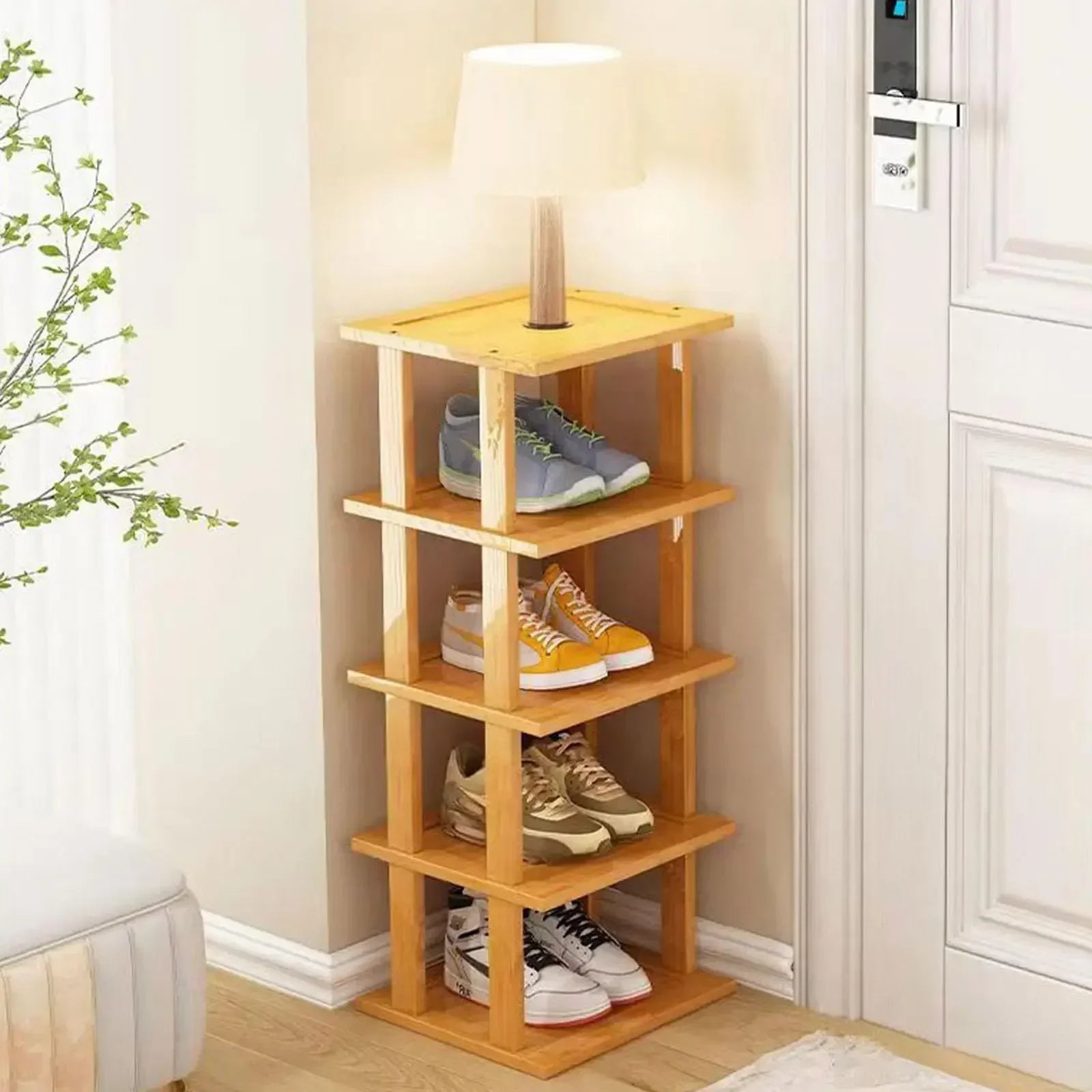 Bamboo Shoe Rack Detachable Shoe Rack for Easy Installation Storage Rack Entrance Storage Rack Multi-layer Simple Storage Rack