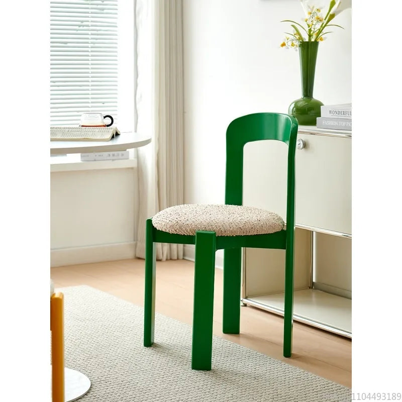 Scandinavian Solid Wood Rey Dining Chairs Steam Bent Technology Ergonomic Bruno Rey Chair Kitchen Furniture Restaurant Chair