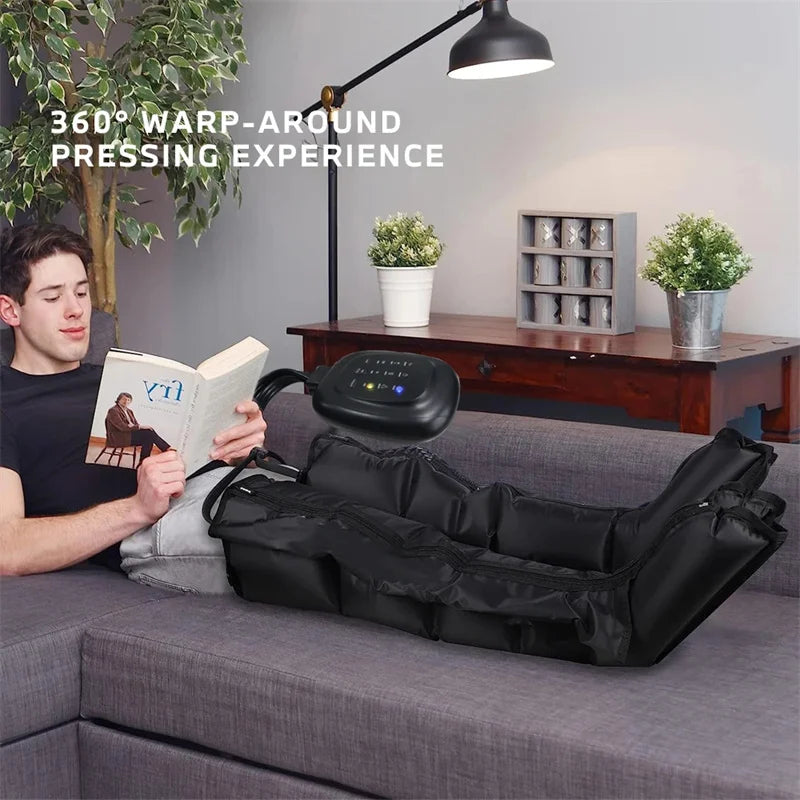 Pneumatic Compression Leg Recovery System Foot Massager For Circulation And Relaxation Calf Massage Reduce Muscle Tension Device