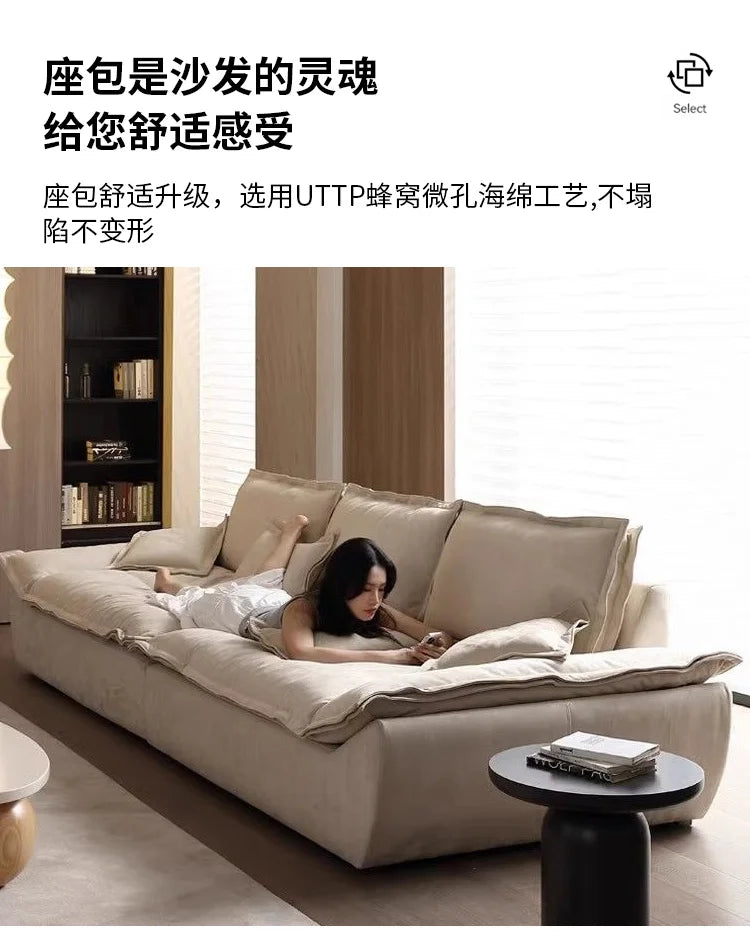 Minimalist Living Room Sofas Oversized Cushion Individual Nordic Living Room Sofas 2 Seater Modern Divano Soggiorno Furniture