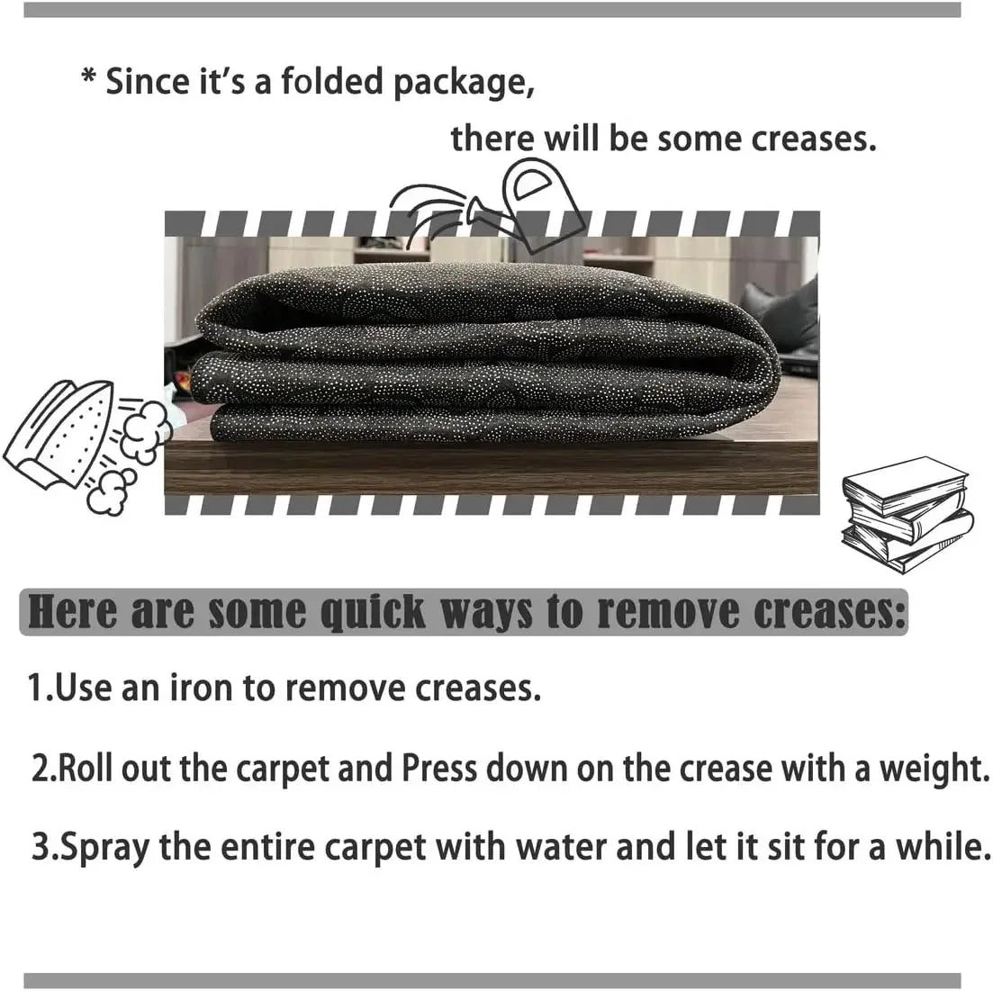 Premium Round  Computer Desk, Anti-Slip Floor Protector with High-End Look, Home & Office Decor