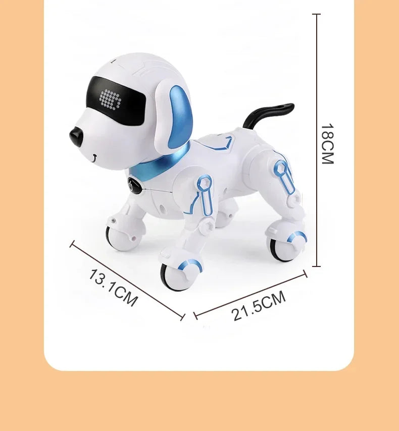 RC Robot Dog Electronic Stunt Pet Interactive Touch Programmable Smart Walking Dancing Kids Birthday Gift for Kids Boys Girls
