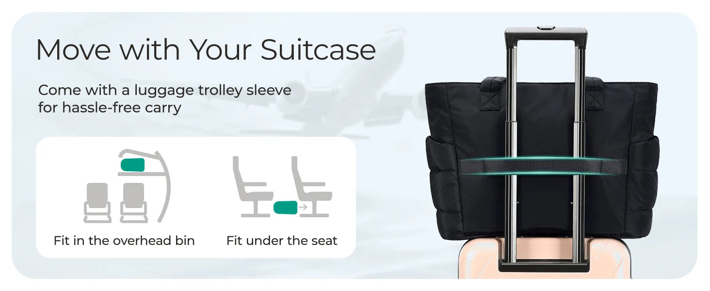 BAGSMART Women's Bag Large Capacity Solid Color Tote Bag Versatile Handbag for Commuter Work Student Class Shopping bag