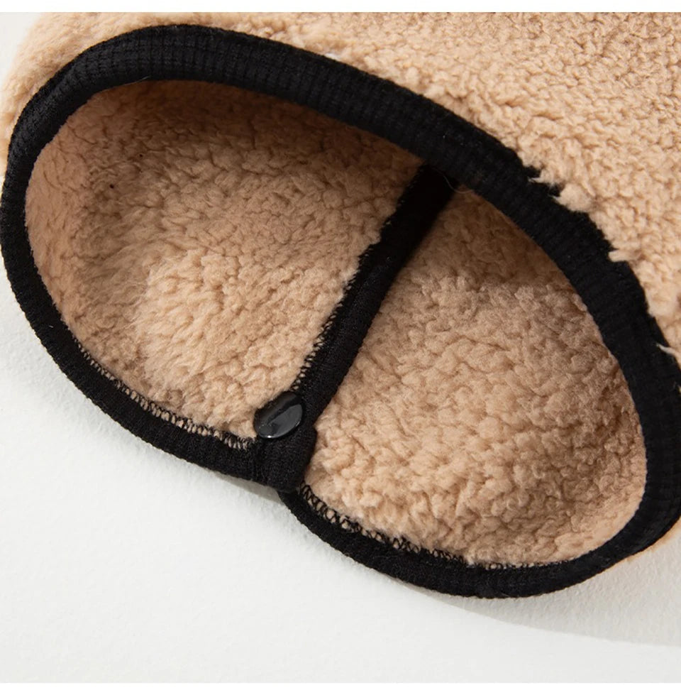 Maltese Plush Vest Winter Dog Clothes Warm Yorkshire Two-Legged Fleece Jacket Trendy Pet Apparel with Traction Buckle