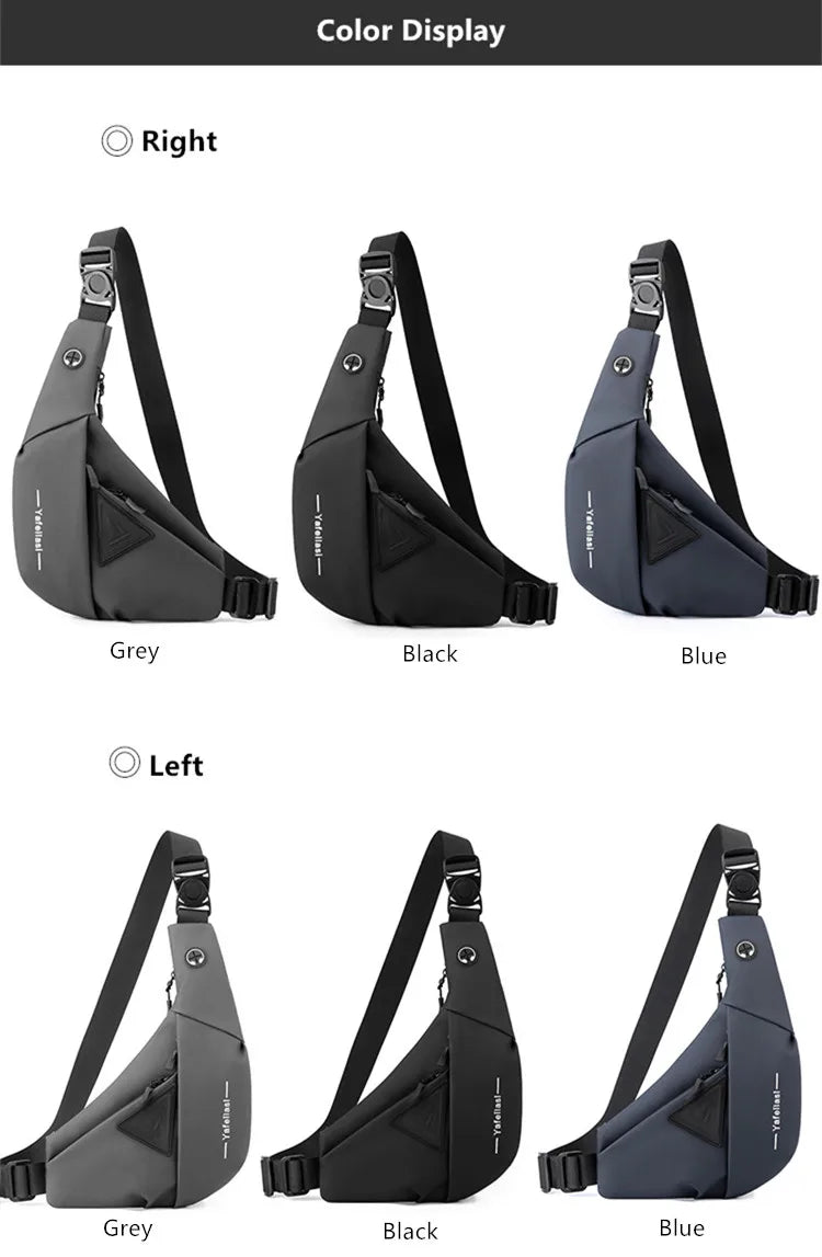 sling chest bag small shoulder bag husband messenger bag for men boy mini travel bag cross body bags anti theft mobile phone bag