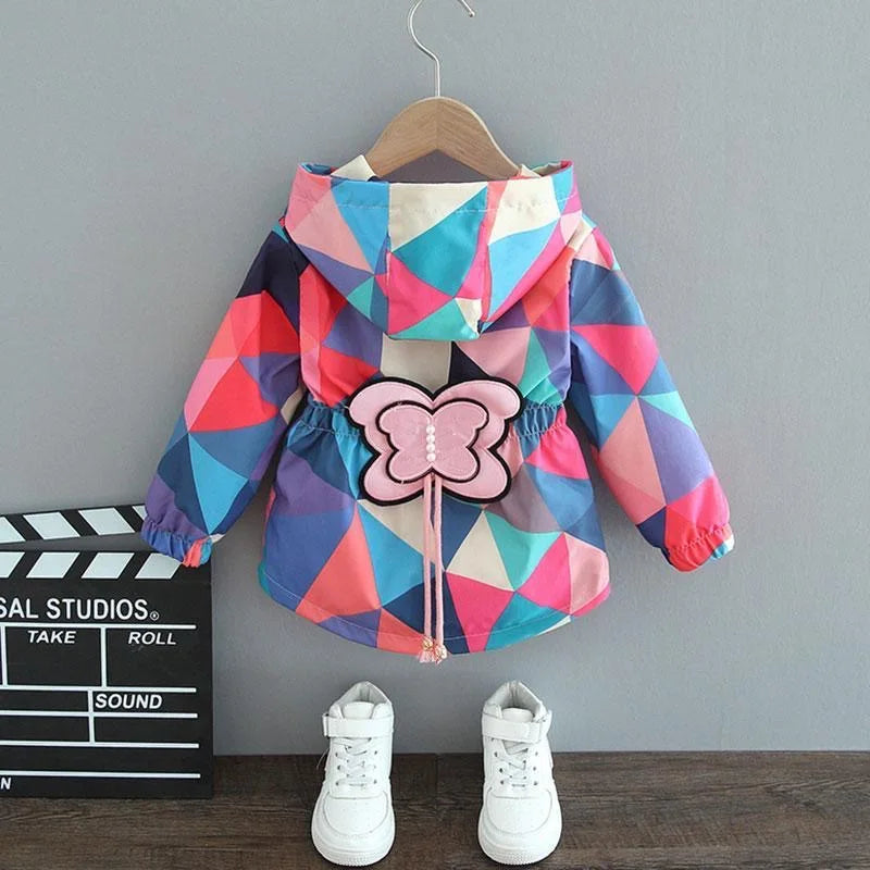 Fashion Dogs Baby Boys Jackets Casual Hooded Zipper Kids Windbreaker Coat Cartoon Boys Outerwear 1 2 3 4 5 6 Years Kids Clothes
