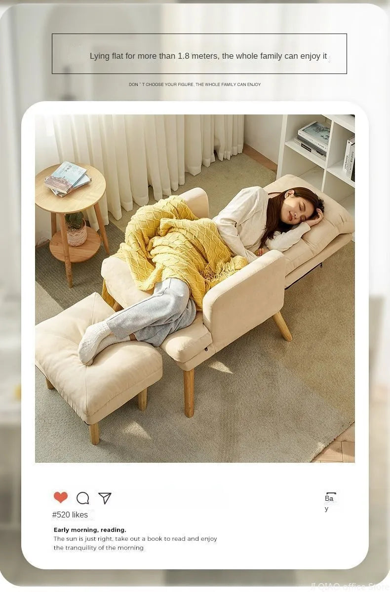 Living room lounge chair computer chair home study office chair bedroom armchair folding single person sofa chair vanity chair