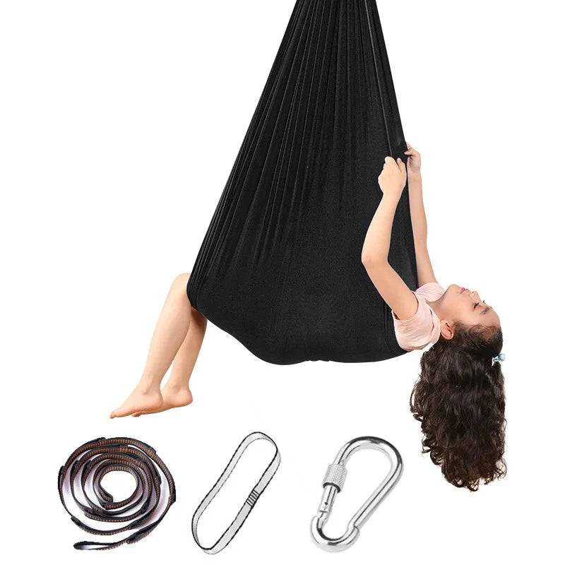 Children's hammock sensory swing adjustable indoor yoga adult outdoor training hammock 280*100cm