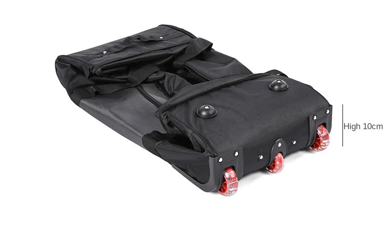 28/32 inch Large Capacity Rolling Luggage Trolley Bags with Wheels Waterproof Oxford Duffel Bag Wheeled Bag Travel Suitcase