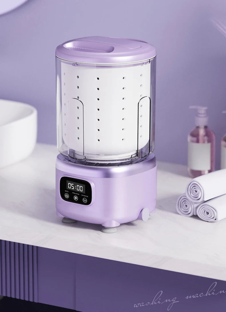 2L Wireless Mini Charging Wash in One Washing Machine Suitable for underwear, socks, pet clothes