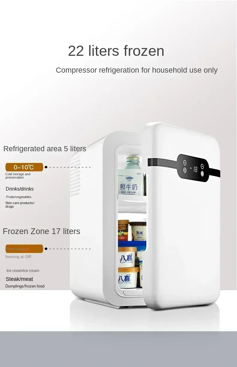220V EOS Mini Compact Refrigerator for Bedroom, Dorm Room, Office and Travel CAB