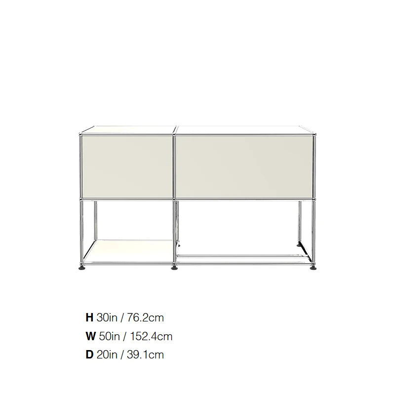 Modern Modular Metal Desk with Storage Cabinet Standing Desk Office Desk Computer Table Room Desks