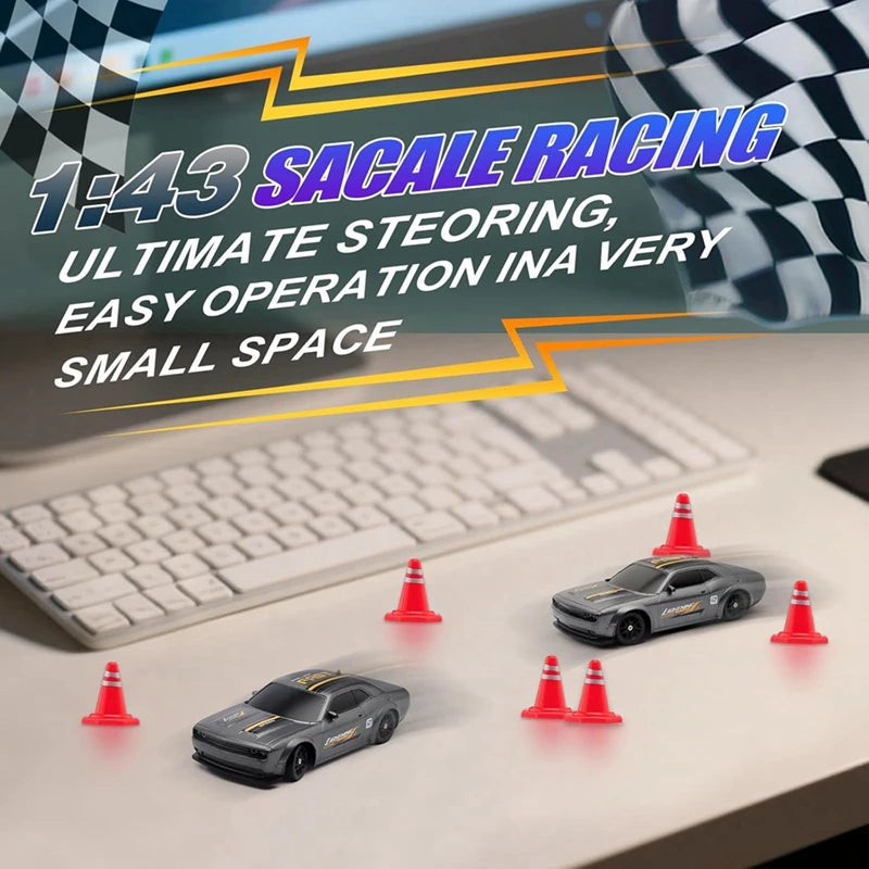 1/64 2.4G High speed Drift Rc Car 4WD Remote Control Car Four Wheel Drive Radio Controlled Mini RTR Racing Model Boy Toy Gift